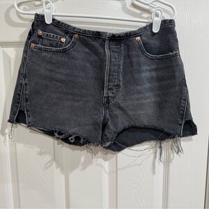 Levi’s 501 Charcoal Jean Shorts